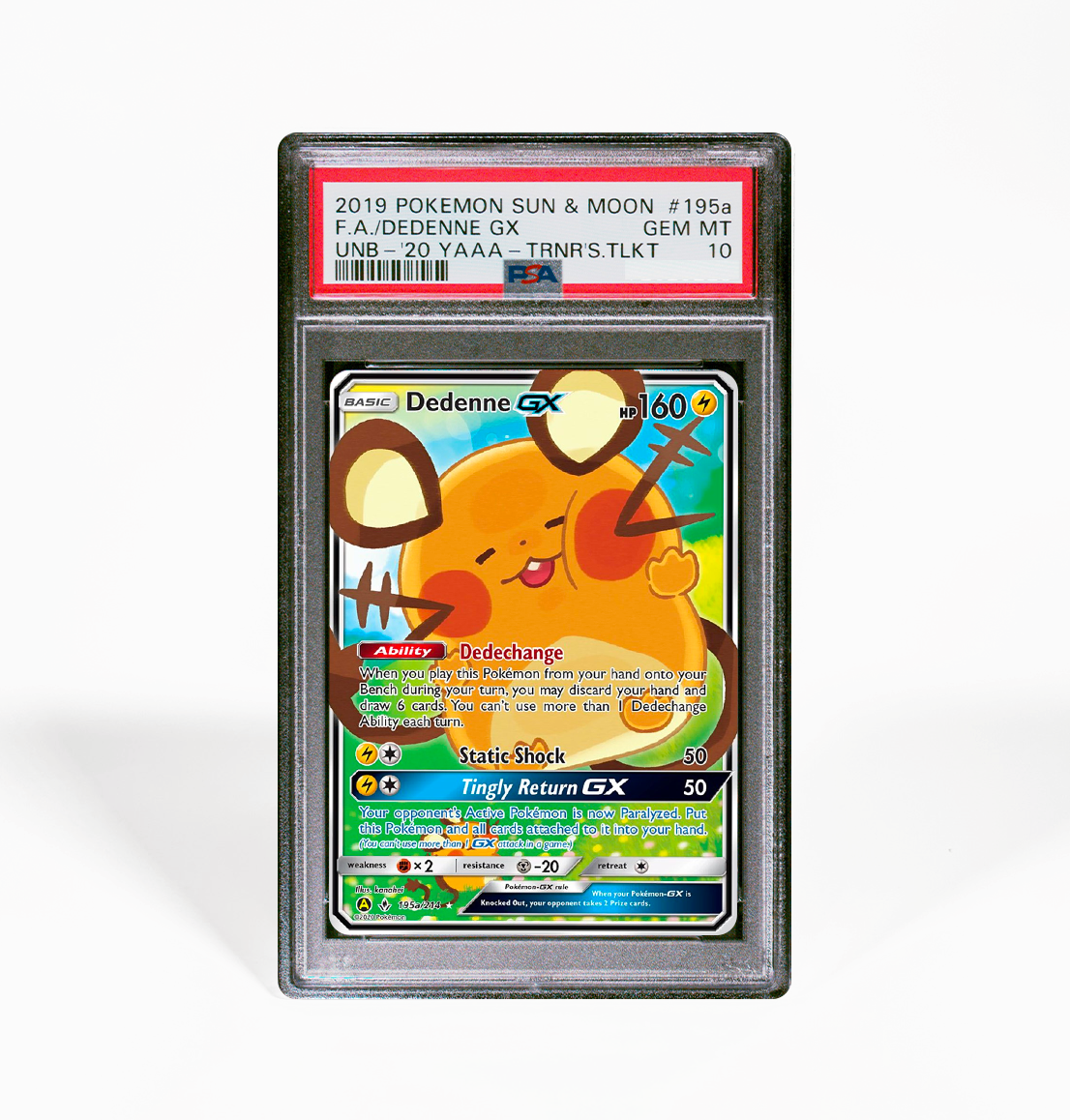 PSA 10 Dedenne Sun & Moon 195a Pokemon card – GorillaTCG PSA 10 Dedenne Sun & Moon 195a Pokemon card – GorillaTCG