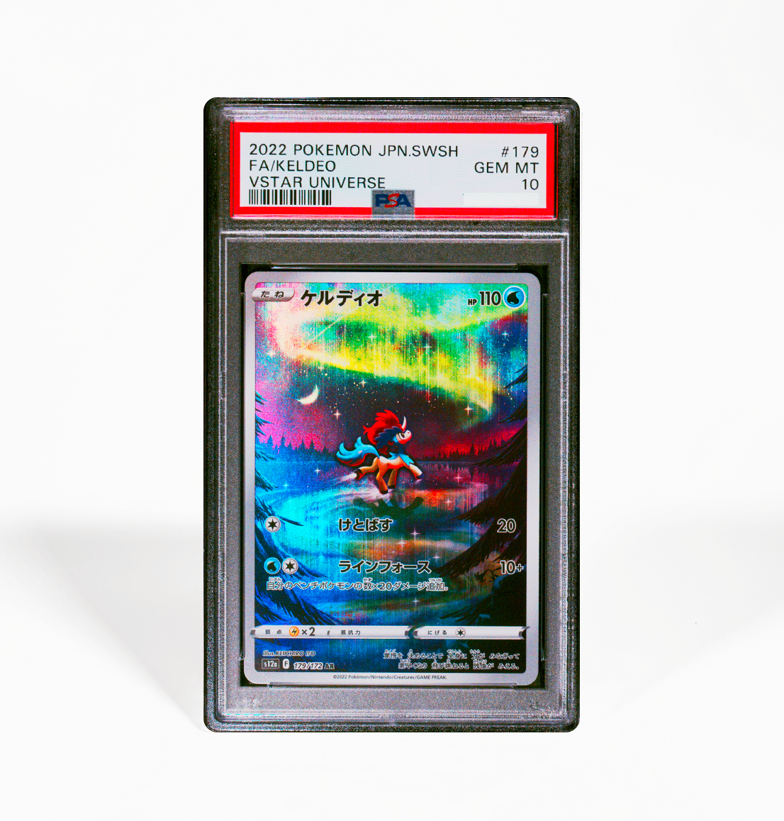 PSA 10 Keldeo 179 VStar Universe s12a Japanese Pokemon card