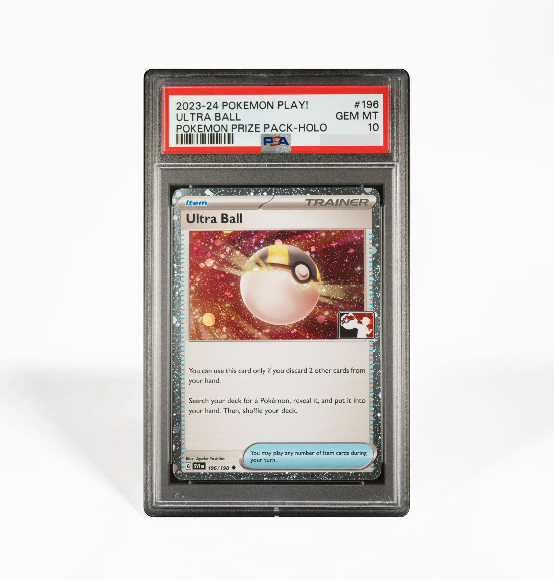 PSA 10 Ultra Ball #196 Pokemon Play! Prize Pack Series Pokemon card