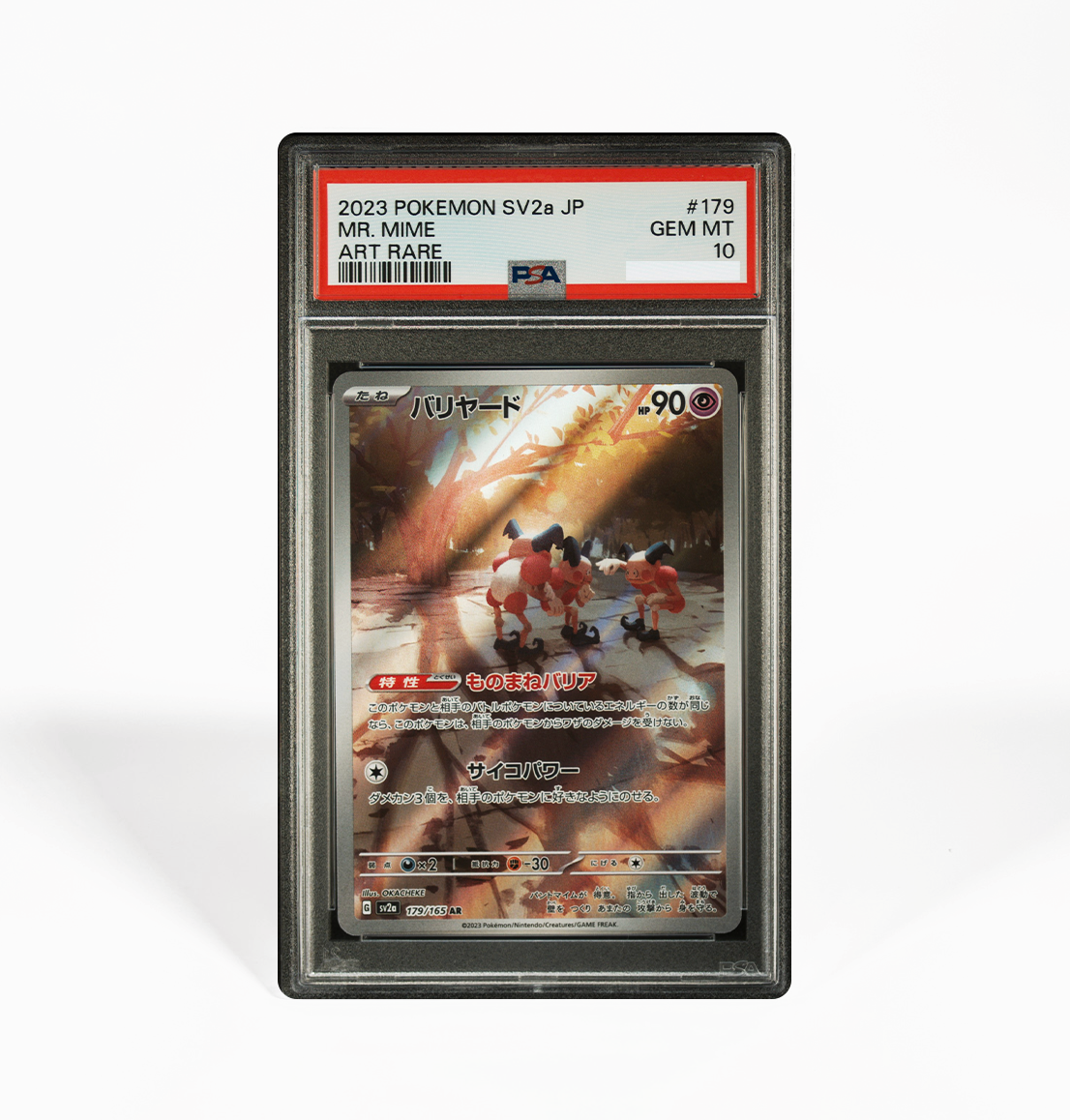 pokemon 151 japanese rare cards PSA 10 Mr Mime #179 Pokemon 151 SV2a Japanese Pokemon card – GorillaTCG