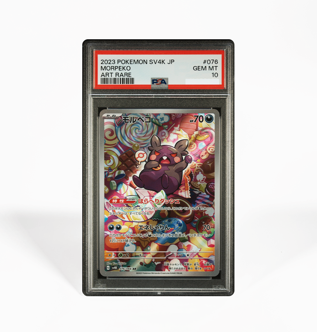 PSA 10 Morpeko #076 Ancient Roar SV4K Japanese Pokemon card GorillaTCG PSA 10 Morpeko #076 Ancient Roar SV4K Japanese Pokemon card GorillaTCG
