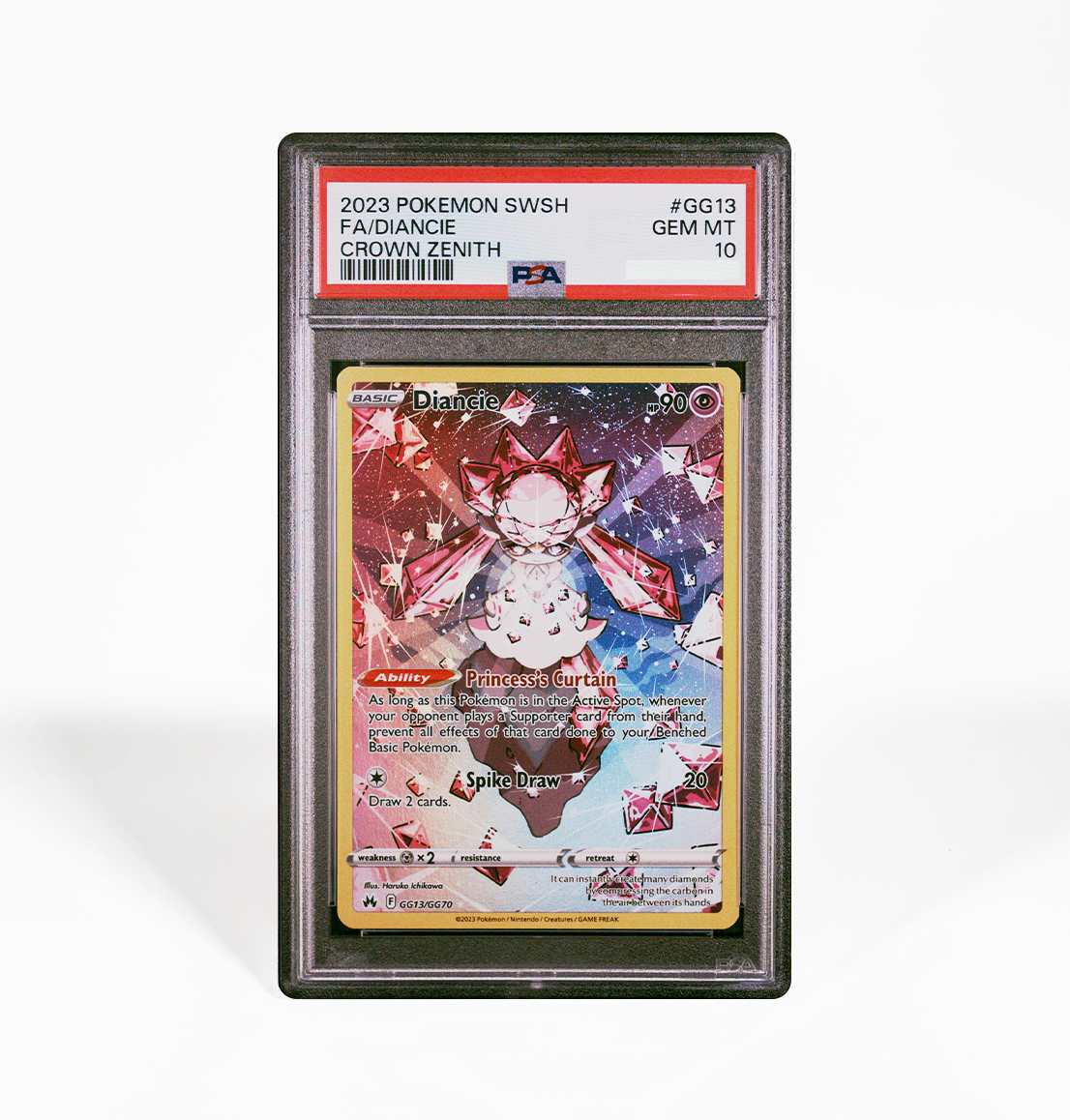 pokemon card diancie PSA 10 Diancie Crown Zenith #GG13 Pokemon card – GorillaTCG