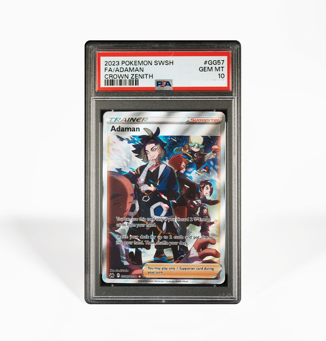 adaman card pokemon PSA 10 Adaman Crown Zenith #GG57 Pokemon card – GorillaTCG