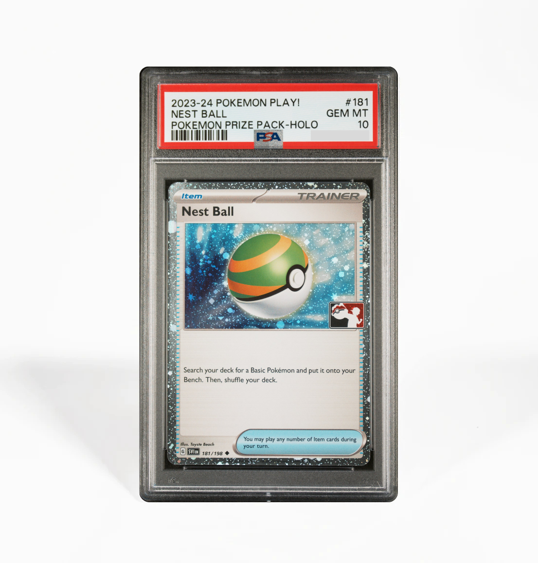 nest ball pokemon card PSA 10 Nest Ball #181 Pokemon Play! Prize Pack Series Pokemon card – GorillaTCG