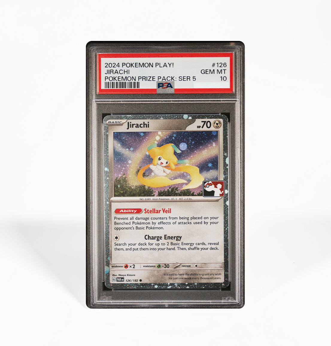 PSA 10 Jirachi #126 Pokemon Play! Prize Pack Series 5 Pokemon card GorillaTCG PSA 10 Jirachi #126 Pokemon Play! Prize Pack Series 5 Pokemon card GorillaTCG