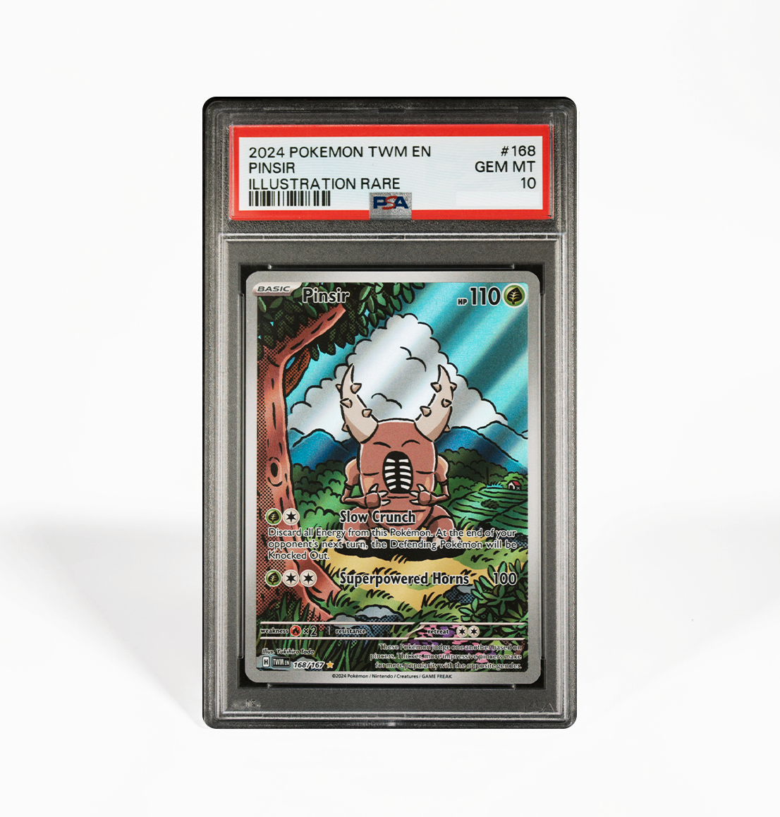 PSA 10 Pinsir Twilight Masquerade #168 Pokemon card