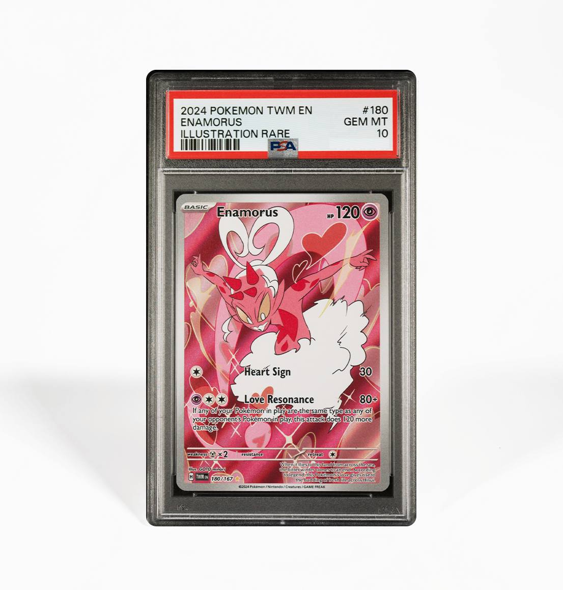PSA 10 Enamorus Twilight Masquerade #180 Pokemon card GorillaTCG PSA 10 Enamorus Twilight Masquerade #180 Pokemon card GorillaTCG