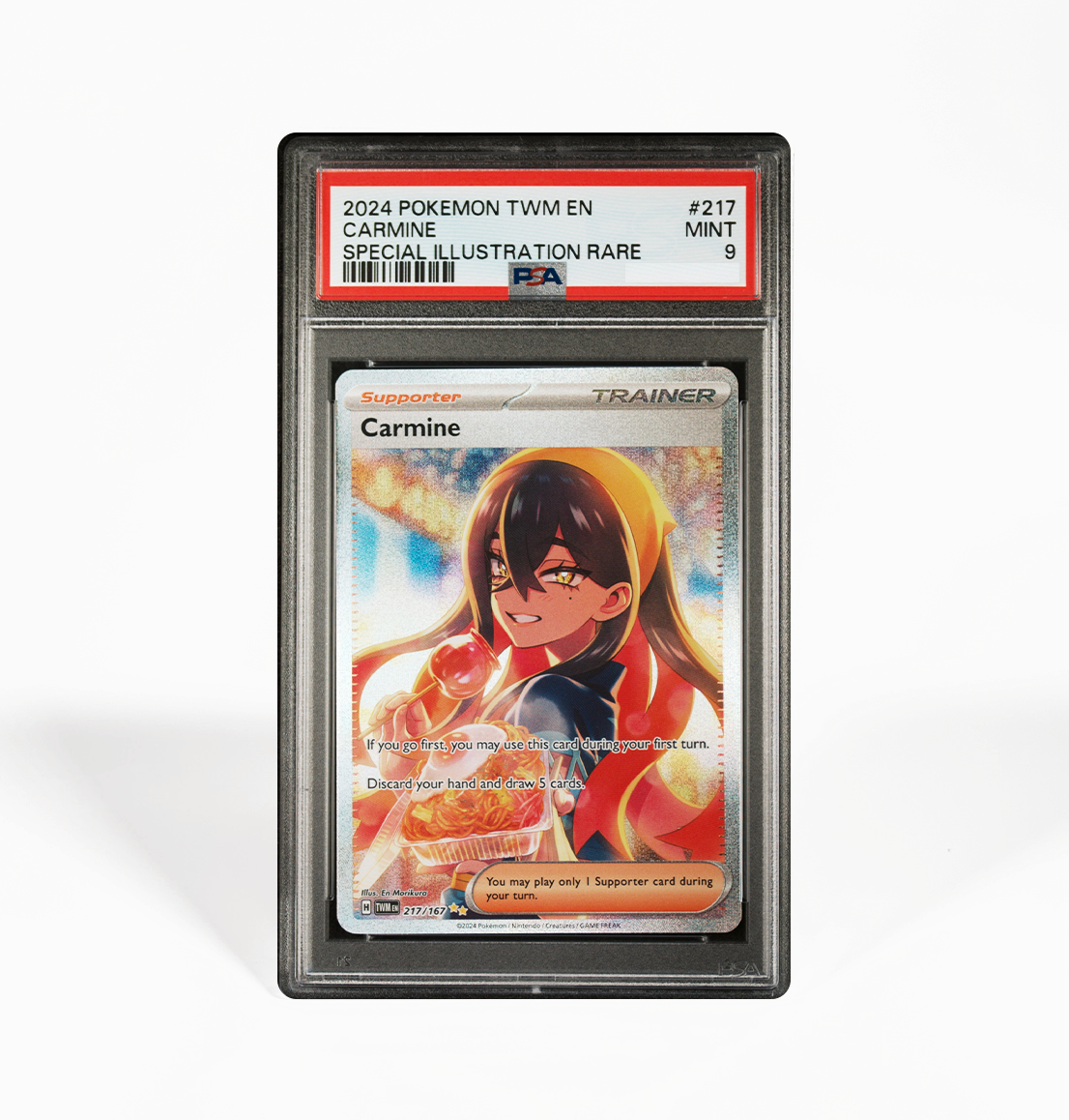 PSA 9 Carmine Twilight Masquerade #217 Pokemon card – GorillaTCG PSA 9 Carmine Twilight Masquerade #217 Pokemon card – GorillaTCG