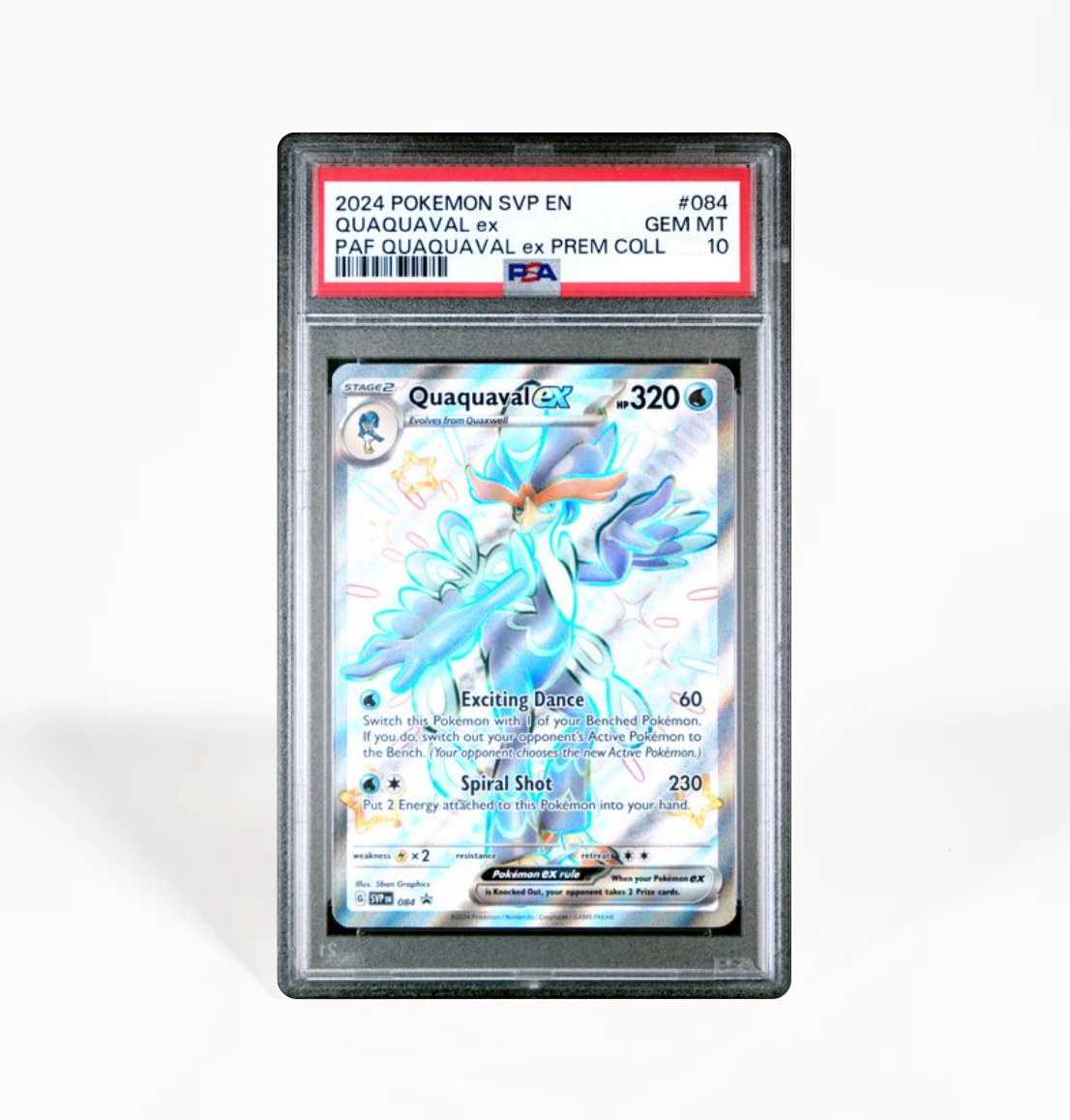 PSA 10 Quaquaval ex SVP #084 Pokemon card GorillaTCG PSA 10 Quaquaval ex SVP #084 Pokemon card GorillaTCG