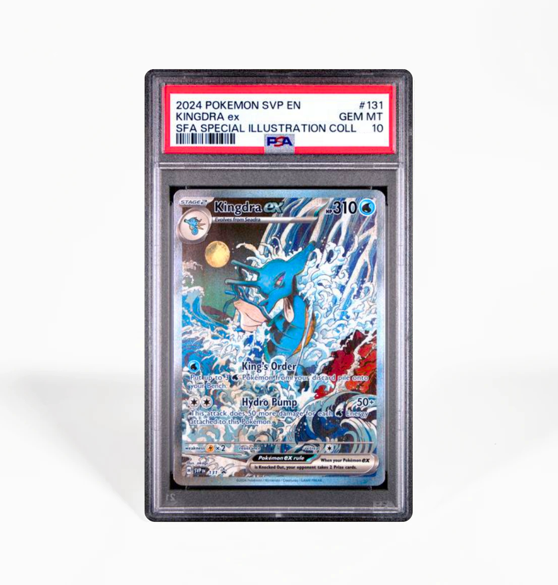 PSA 10 Kingdra ex Black Star Promo SVP #131 Pokemon card – GorillaTCG PSA 10 Kingdra ex Black Star Promo SVP #131 Pokemon card – GorillaTCG