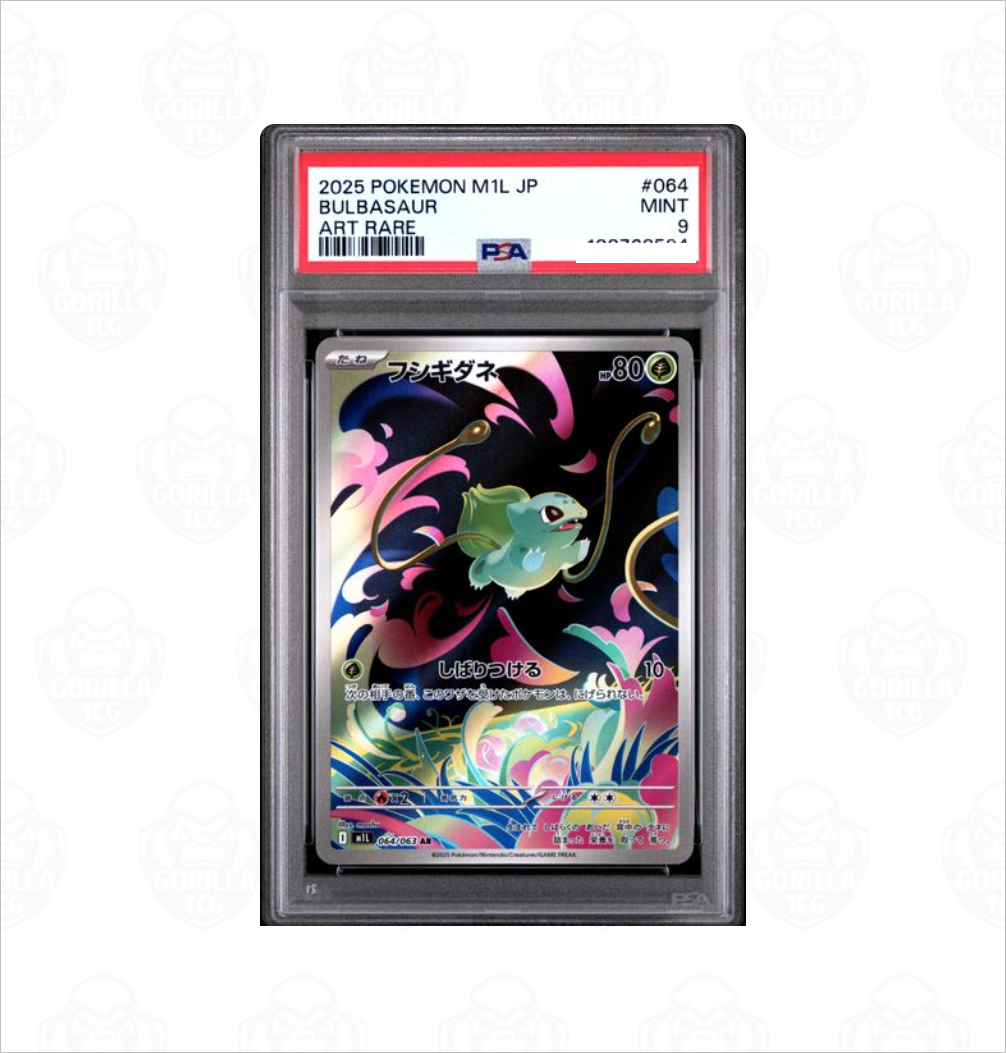 PSA 9 Bulbasaur #064 Mega Brave M1L Japanese Pokemon card – GorillaTCG