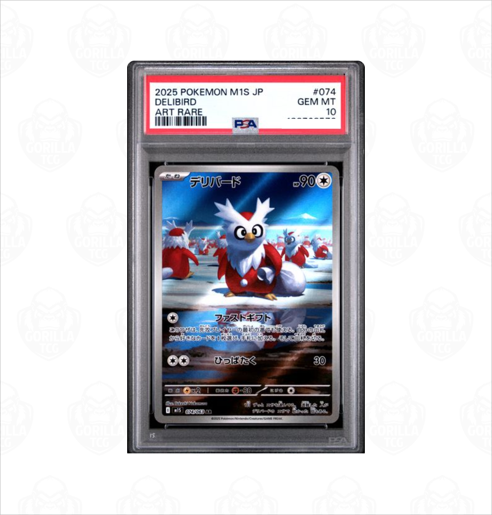 PSA 10 Delibird #074 Mega Symphonia M1S Japanese Pokemon card – GorillaTCG