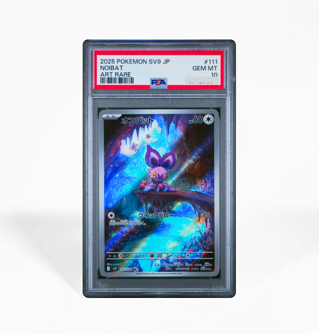 PSA 10 Noibat #111 Battle Partners SV9 Japanese Pokemon card GorillaTCG PSA 10 Noibat #111 Battle Partners SV9 Japanese Pokemon card GorillaTCG
