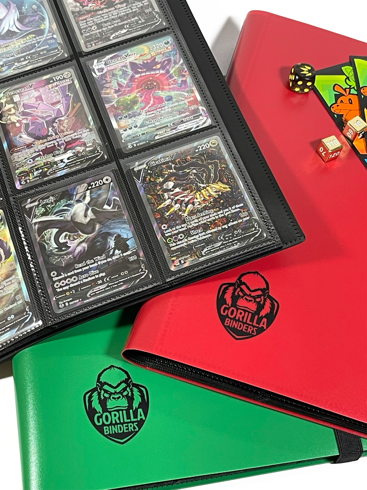 9 Pocket 360 Trading Card binder with Elastic Strap