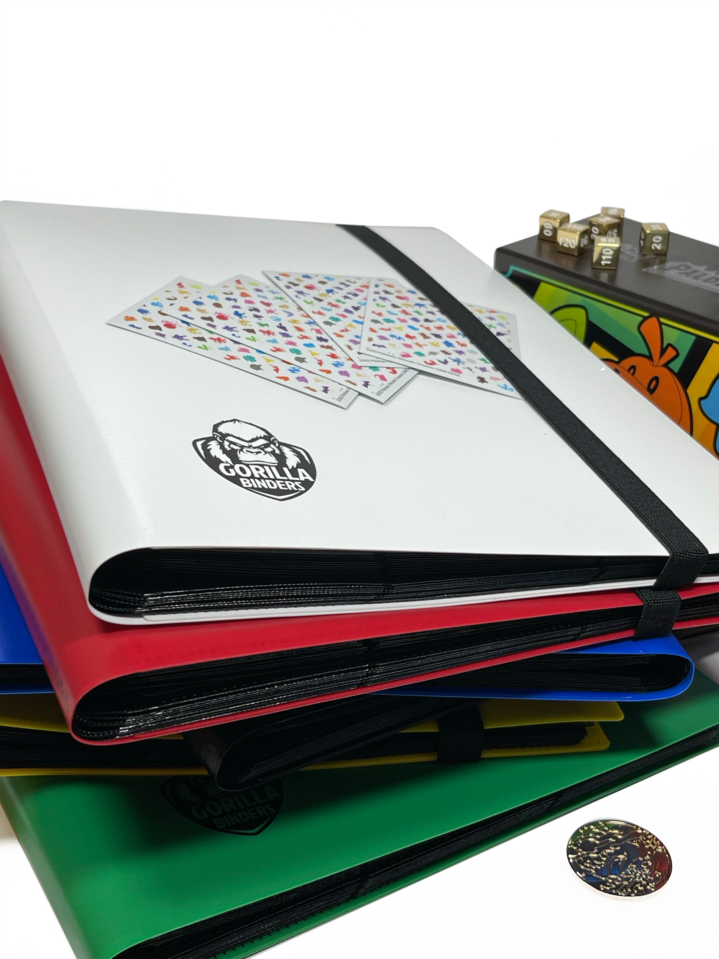 9 Pocket 360 Trading Card binder with Elastic Strap