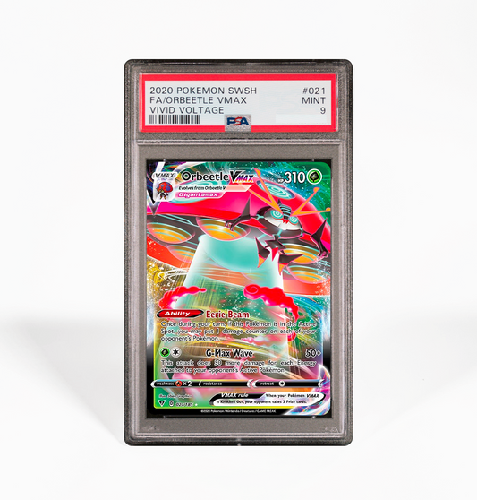 PSA 9 Orbeetle VMax #021 Vivid Voltage Pokemon card