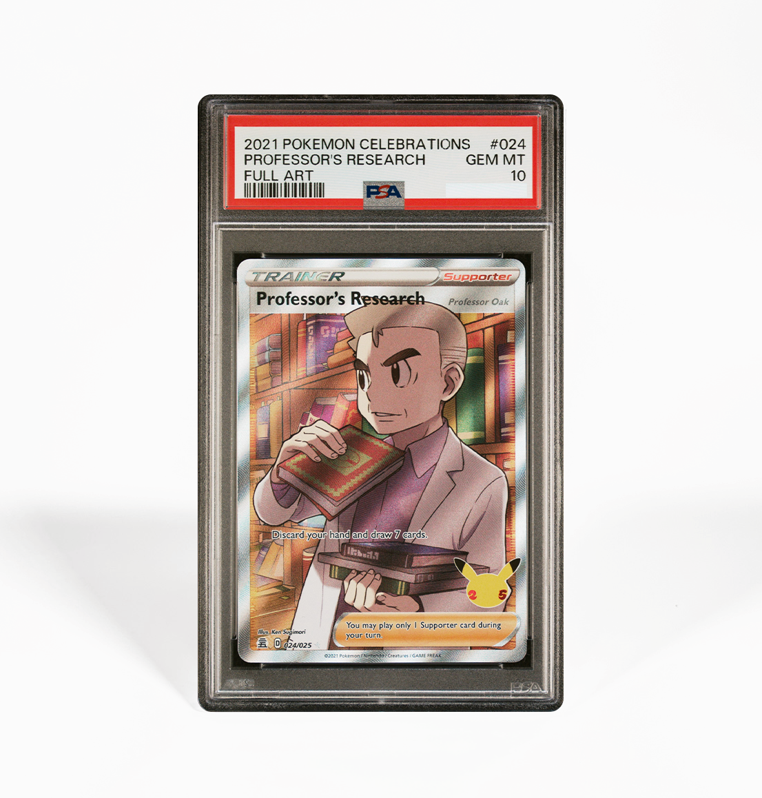 PSA 10 Professor's Research #024 Celebrations Pokemon card