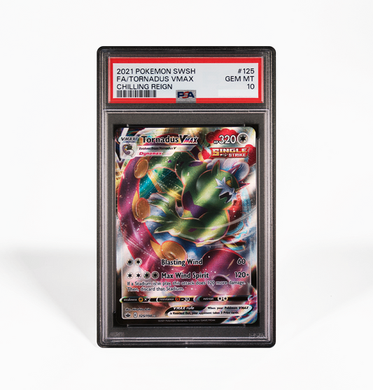 PSA 10 Tornadus VMax Chilling Reign #125 Pokemon card