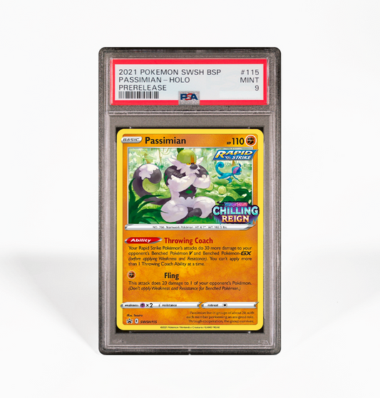 PSA 9 Passimian Holo #115 Prerelease Promo Pokemon card