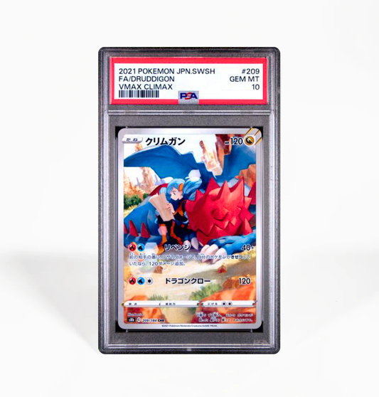 PSA 10 Druddigon #209 VMax Climax S8B Japanese Pokemon card
