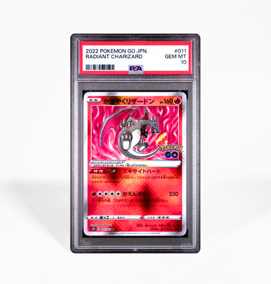 PSA 10 Radiant Charizard #011 S10B Pokemon Go Japanese Pokemon card
