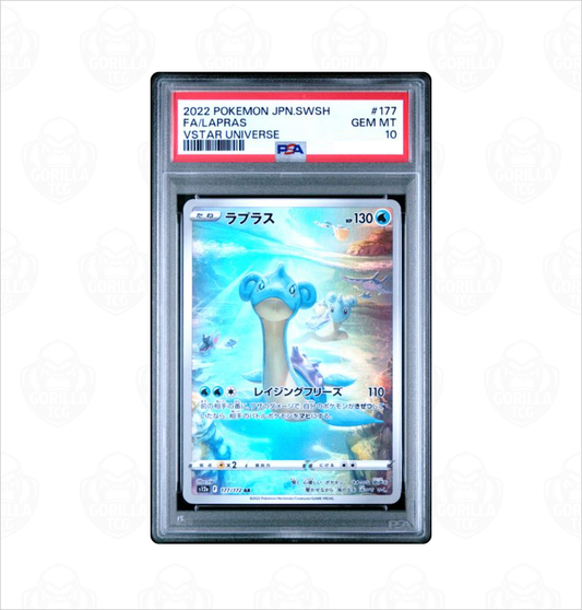 PSA 10 Lapras #177 Vstar Universe S12a Japanese Pokemon card
