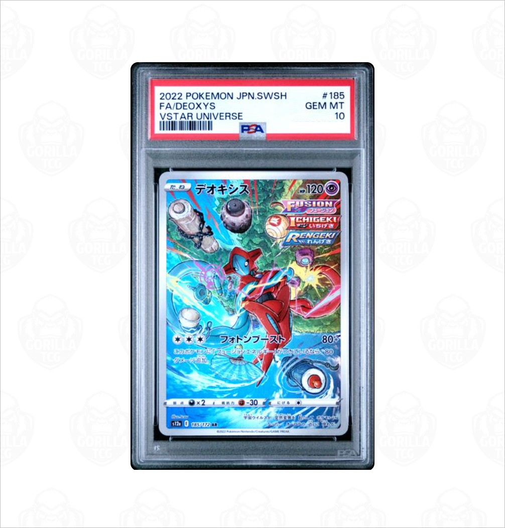 PSA 10 Deoxys 185 Vstar Universe Japanese Pokemon card – GorillaTCG PSA 10 Deoxys 185 Vstar Universe Japanese Pokemon card – GorillaTCG