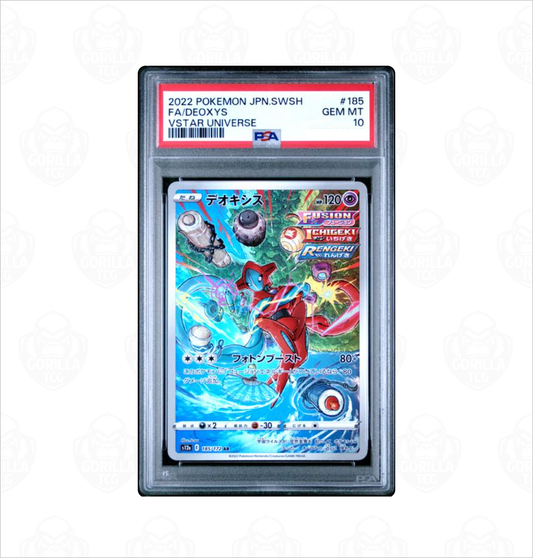 PSA 10 Deoxys 185 Vstar Universe Japanese Pokemon card