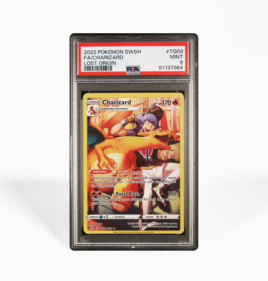 PSA 9 Charizard Lost Origin TG03 Pokemon card