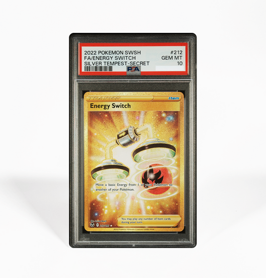 PSA 10 Energy Switch #212 Silver Tempest Pokemon card