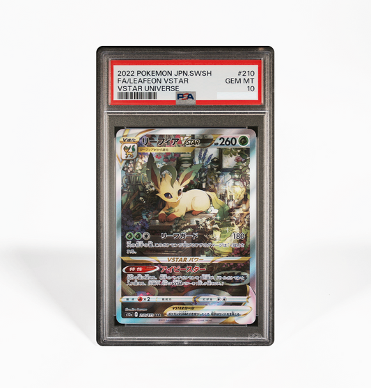 PSA 10 Leafeon VStar #210 Vstar Universe Japanese Pokemon card