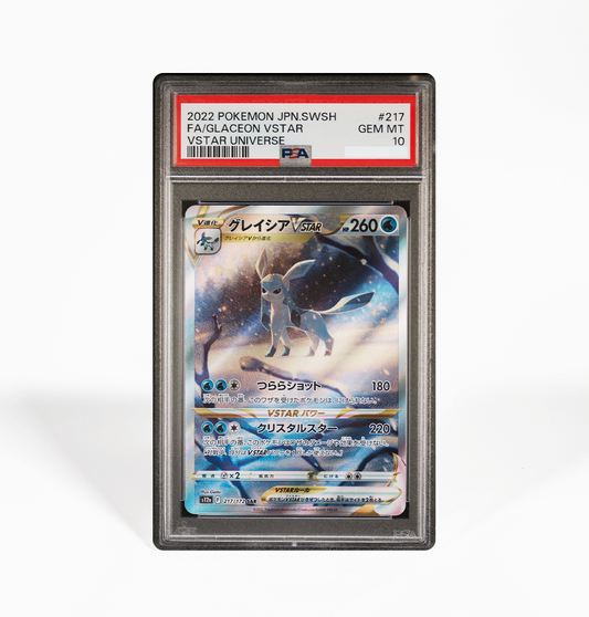 PSA 10 Glaceon VStar #217 Vstar Universe Japanese Pokemon card