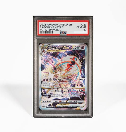 PSA 10 Deoxys VStar #223 Vstar Universe Japanese Pokemon card