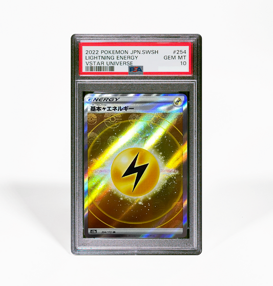 PSA 10 Lightning Energy #254 VStar Universe s12a Japanese Pokemon card