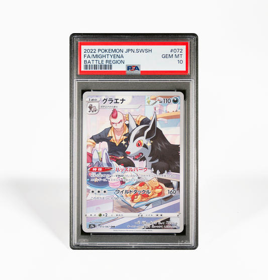 PSA 10 Mightyena 072 Battle Region s9a Pokemon card