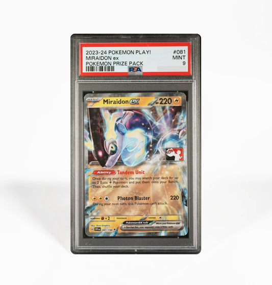 PSA 9 Miraidon #081 Pokemon Play! Prize Pack Series Pokemon card