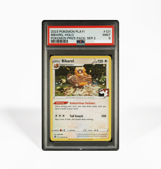 PSA 9 Bibarel #121 Pokemon Play! Prize Pack Series 2 Pokemon card