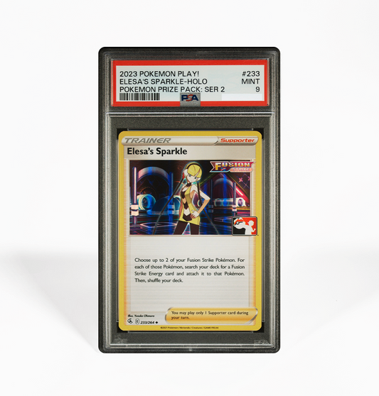 PSA 9 Elesa's Sparkle #233 Pokemon Play! Prize Pack Series 2 Pokemon card