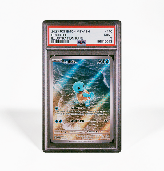 PSA 9 Squirtle #170 Pokemon 151 card