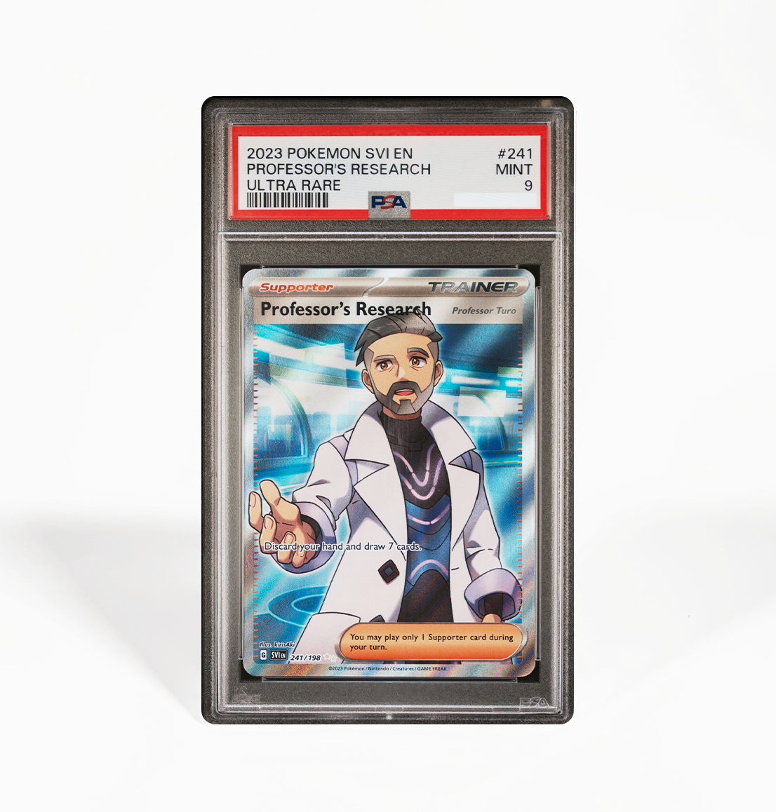 PSA 9 Professor's Research Scarlet & Violet #241 Pokemon card