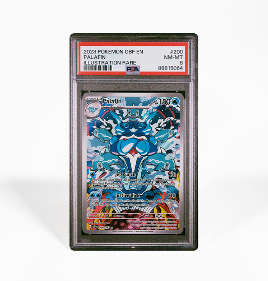 PSA 8 Palafin Obsidian Flames #200 Pokemon card