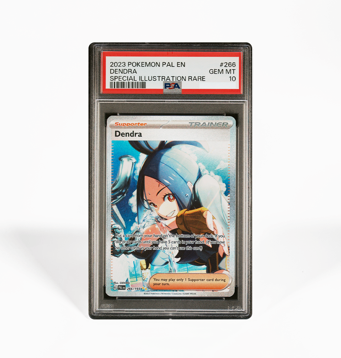 PSA 10 Dendra Paldea Evolved #266 Pokemon card