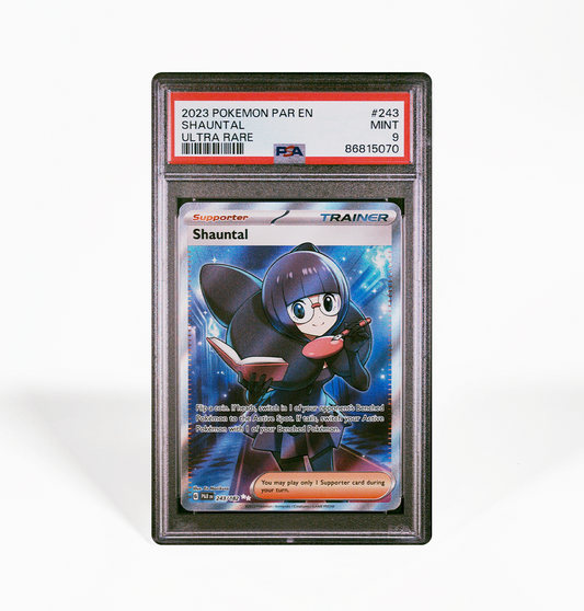 PSA 9 Shauntal #243 Paradox Rift Pokemon card