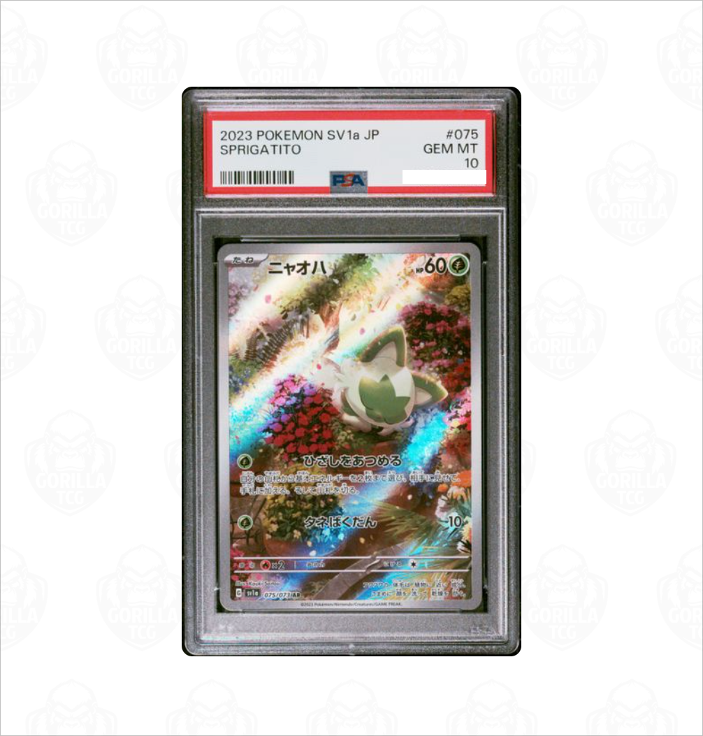 PSA 10 Sprigatito Triplet Beat SV1a #075 Japanese Pokemon card