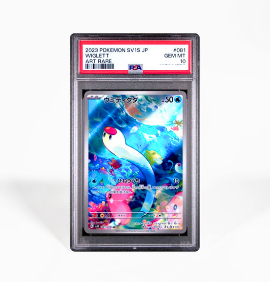 PSA 10 Wiglett Scarlet ex SV1S #081 Pokemon card
