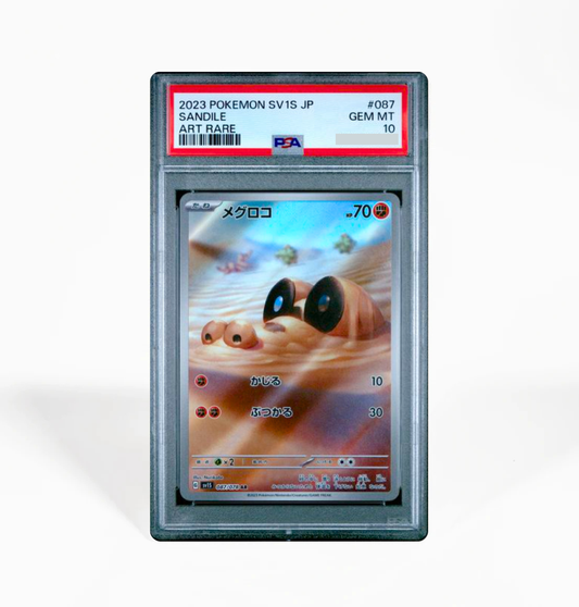 PSA 10 Sandile SV1S #087 Pokemon card