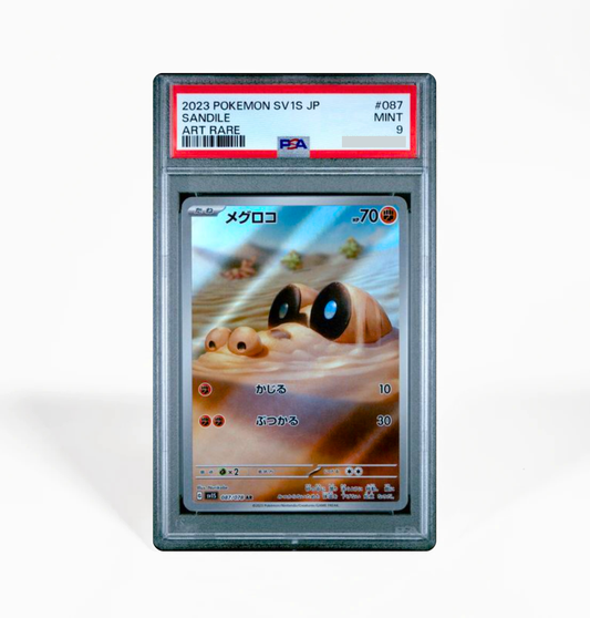 PSA 9 Sandile SV1S Scarlet ex #087 Pokemon card