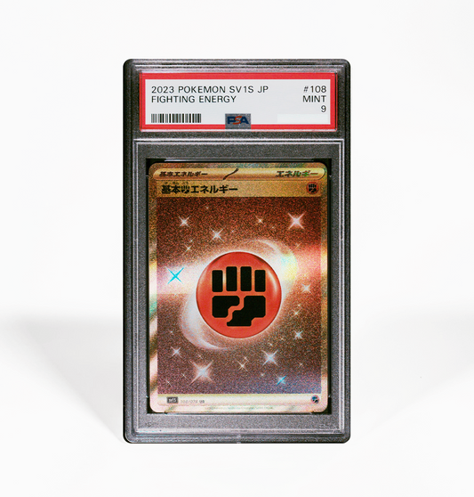 PSA 9 Fighting Energy #108 Scarlet SV1S Japanese Pokemon card