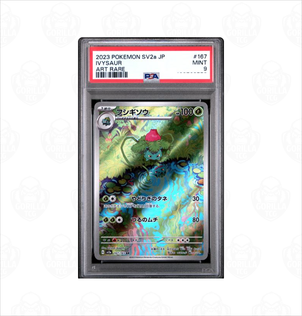 PSA 9 Ivysaur #167 Pokemon 151 SV2a Japanese Pokemon card