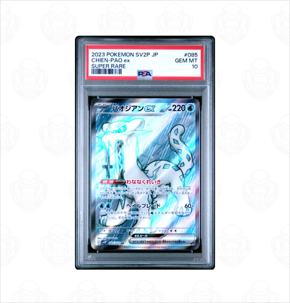 PSA 10 Chien-Pao Snow Hazard SV2P #085 Japanese Pokemon card